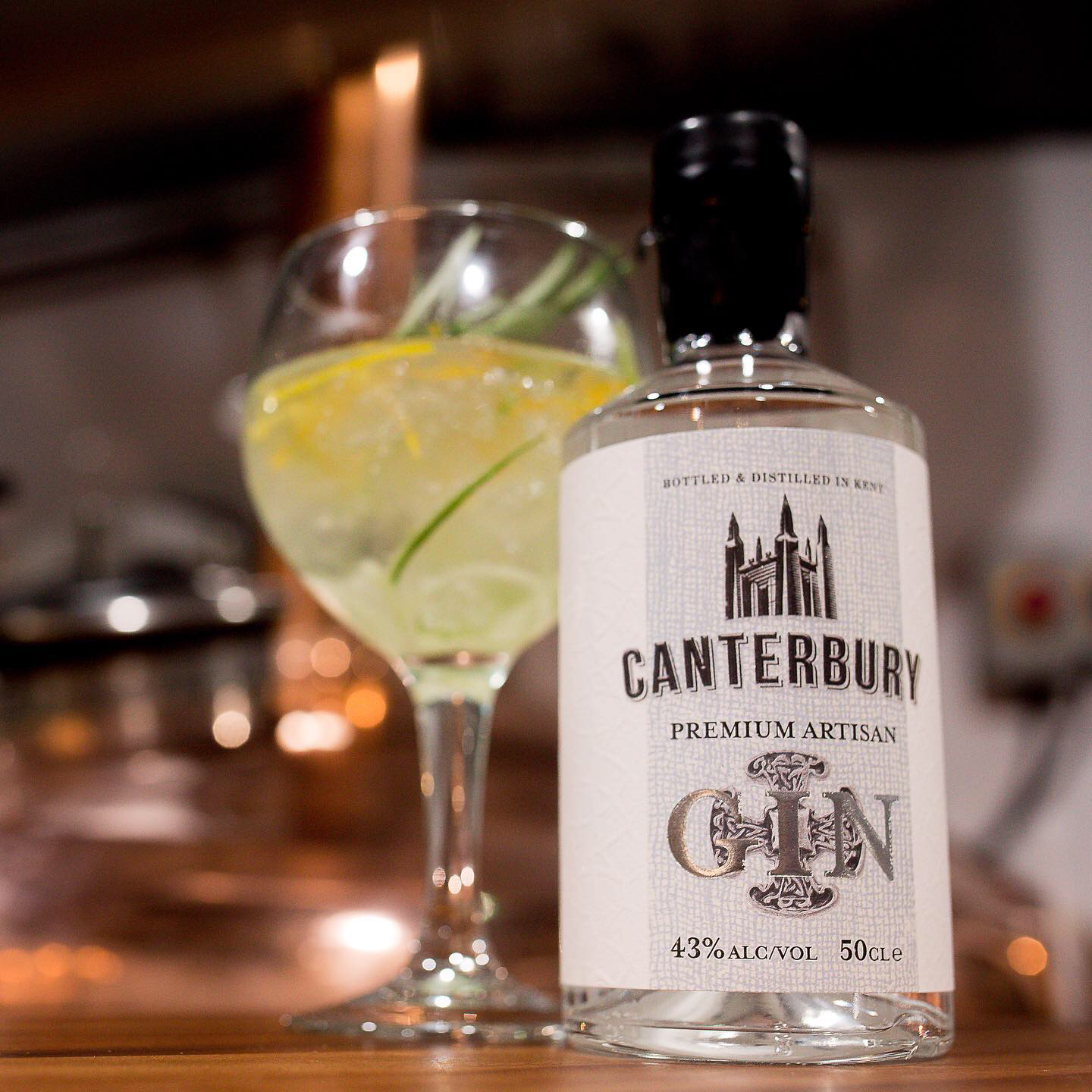 Canterbury Gin uses digital labels from Skanem